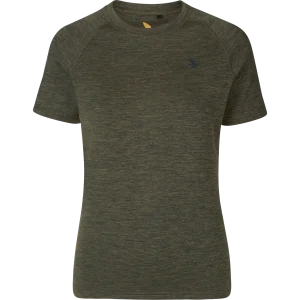 Active kortärmad T-shirt för kvinnor Pine green - Seeland