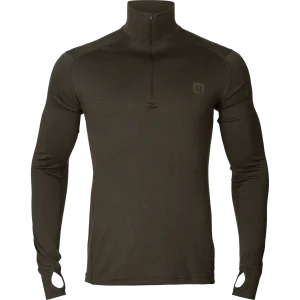 Bas Allround halv-zip Shadow brown - Härkila